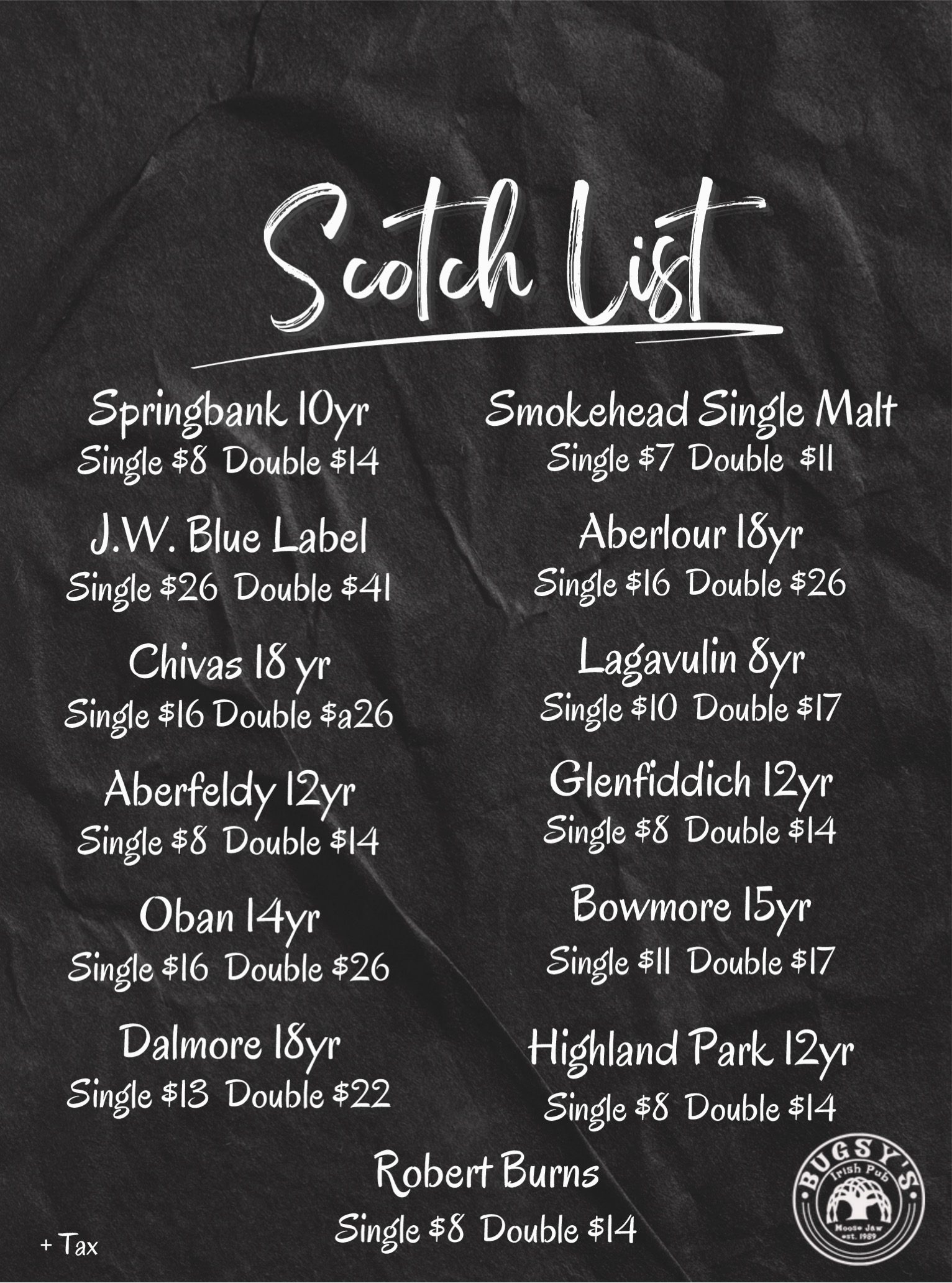 Scotch List